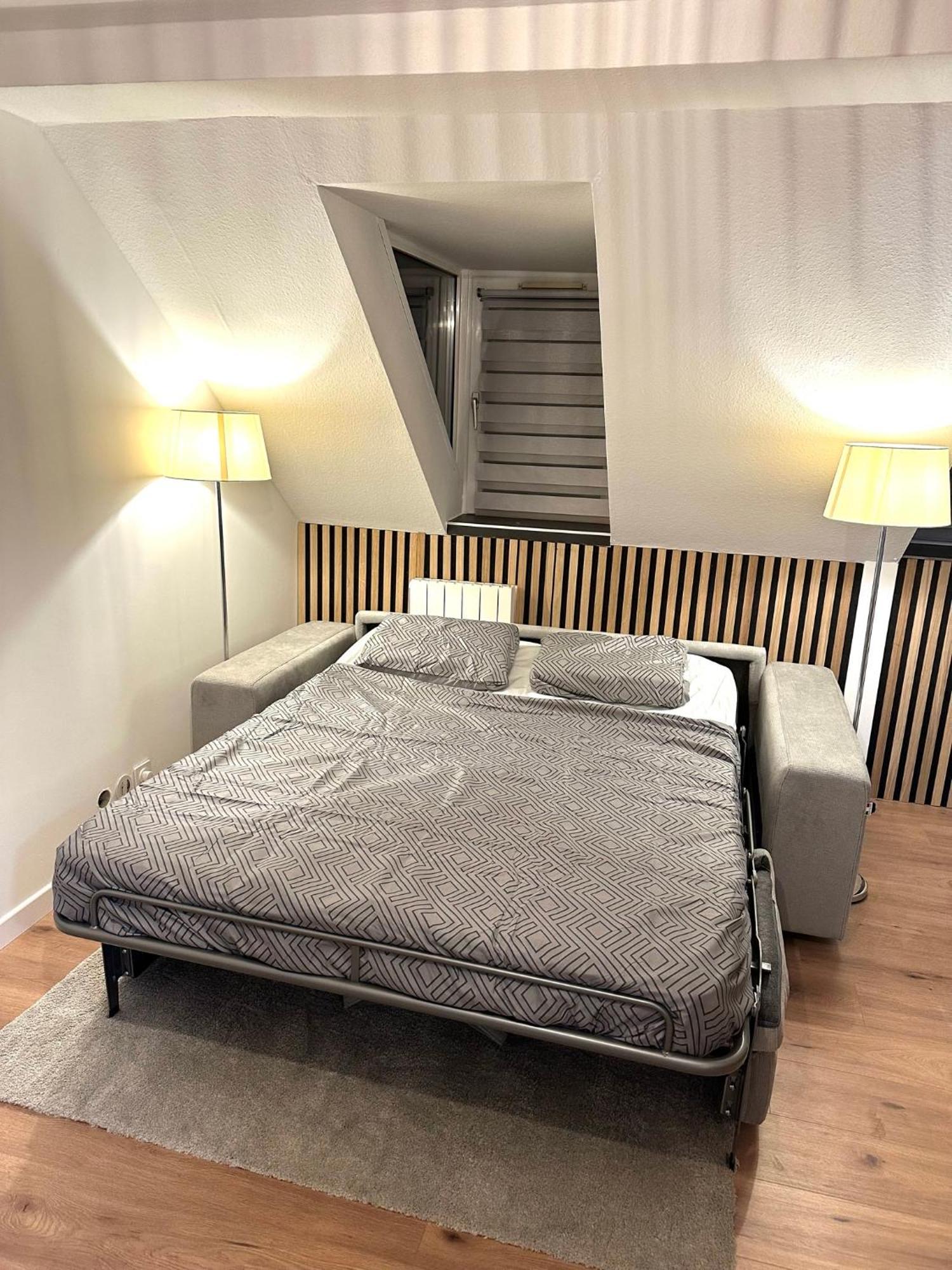 Moderne T2 Centre Sauna Wifi Home Office Netflix Straßburg Exterior foto